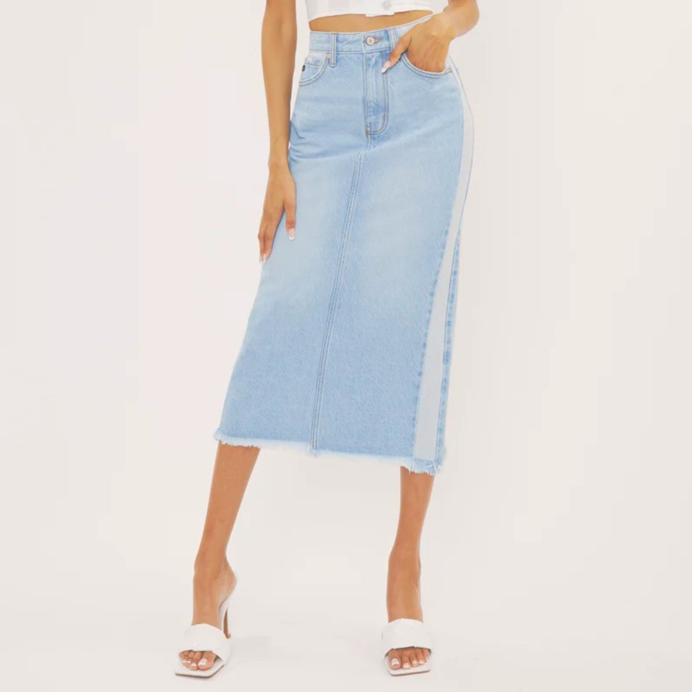 Madrid Midi Denim Skirt - NWT
